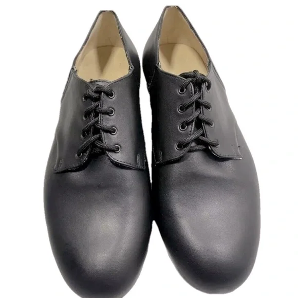 NEW LADUCA Mens Edward Black Strong Oxford Dance Shoes Size 8  Hard Sole Black Edward Hard Sole Tap Shoe main image 3